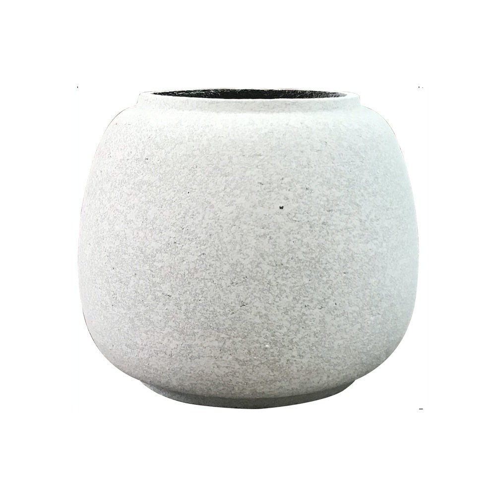 Antique White Cement Planter - Large JY275-1 - On Sale