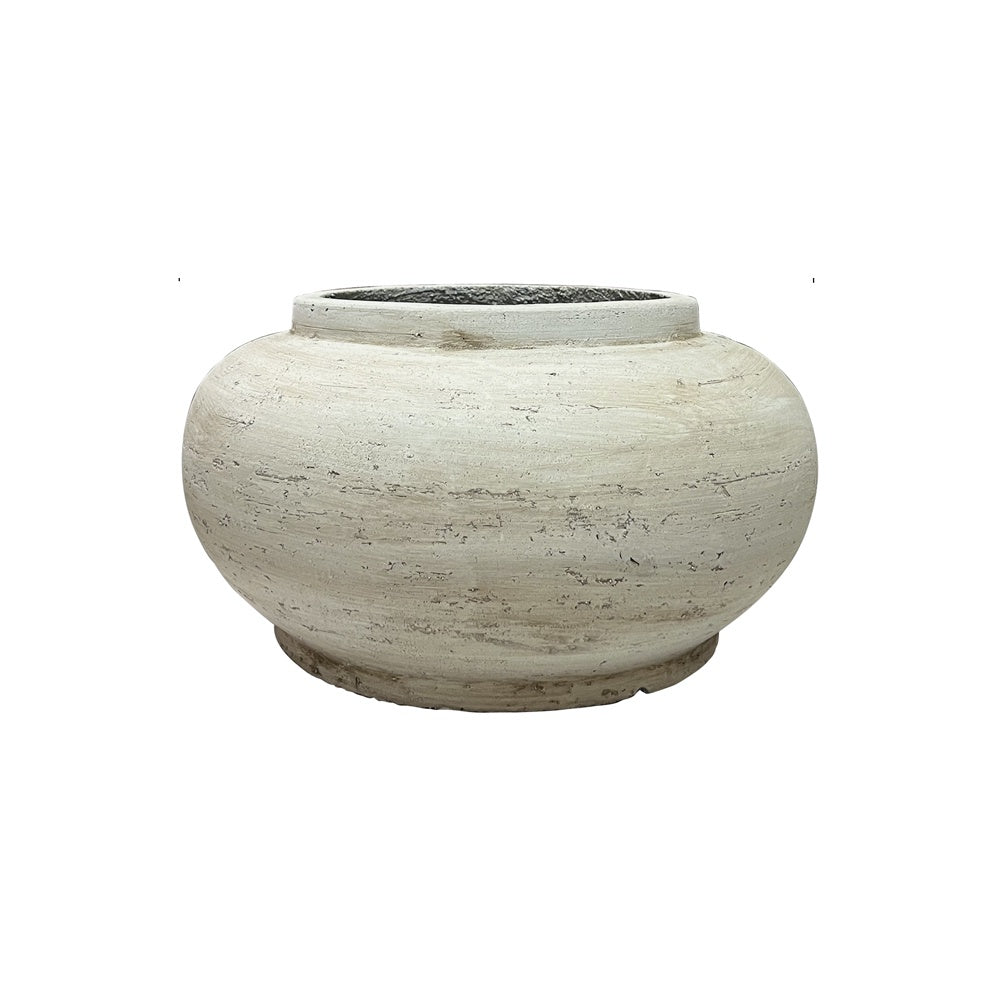 Antique Distressed Cement Planter - Medium JY276-2 - On Sale