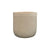 Deep Beige Fiber Clay Planter - Large JY33173-L-DB الغراس