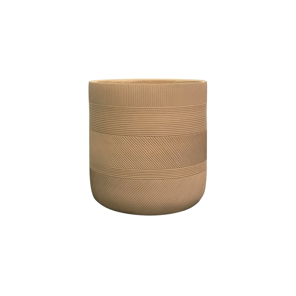 Brown Fiber Clay Planter - Small JY33175-S-BR - On Sale