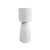 White Fiber Clay Pedestal Planter - Medium JY9010-M-WH