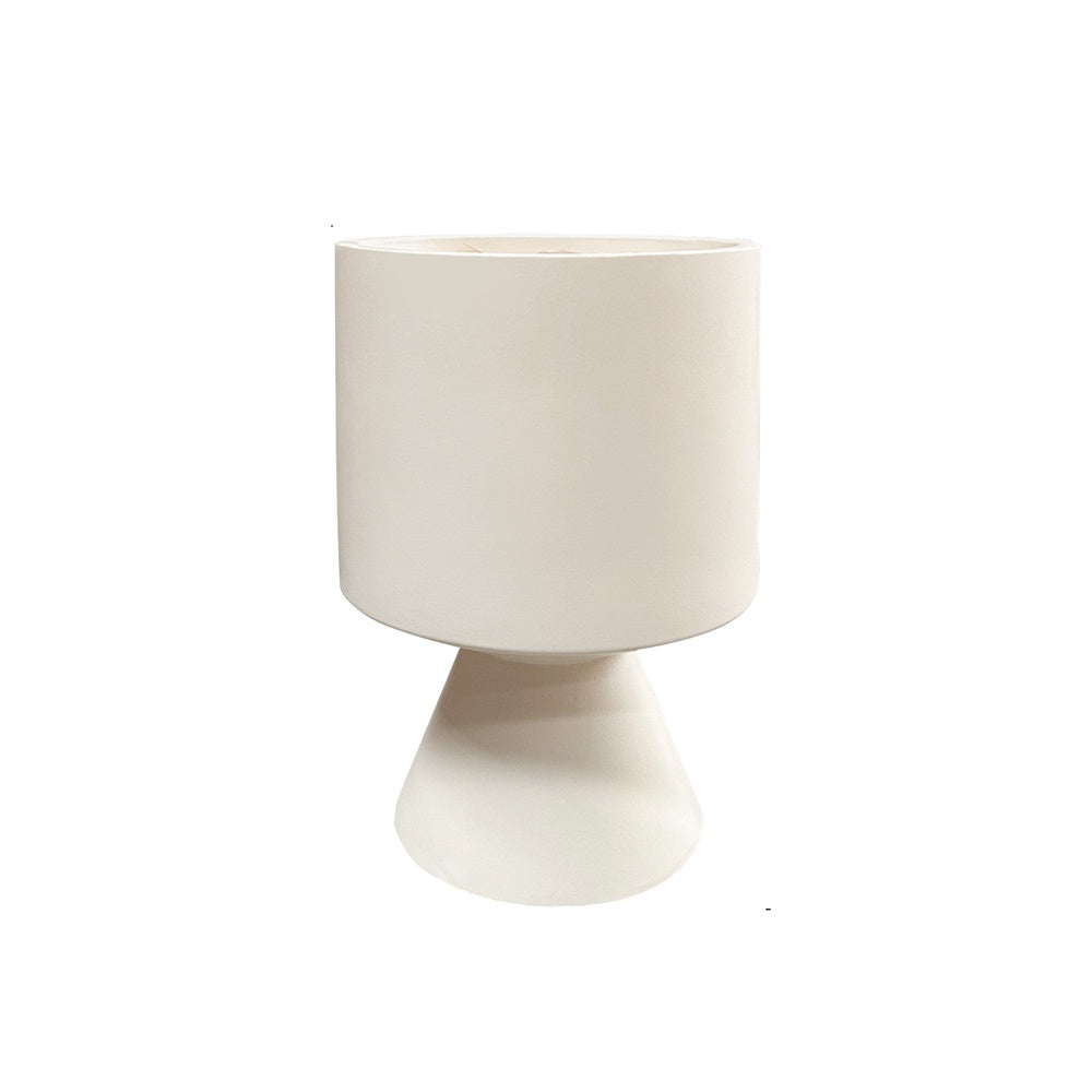 Light Beige Fiber Clay Pedestal Planter - Small JY9011-S-BG - On Sale