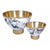 Set of 2 Black, White & Gold Pedestal Bowls LB78237-BLAC