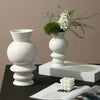 White Ceramic Vase - Medium LCY2203