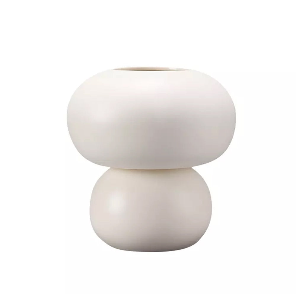 White Ceramic Vase - Large LCY2204