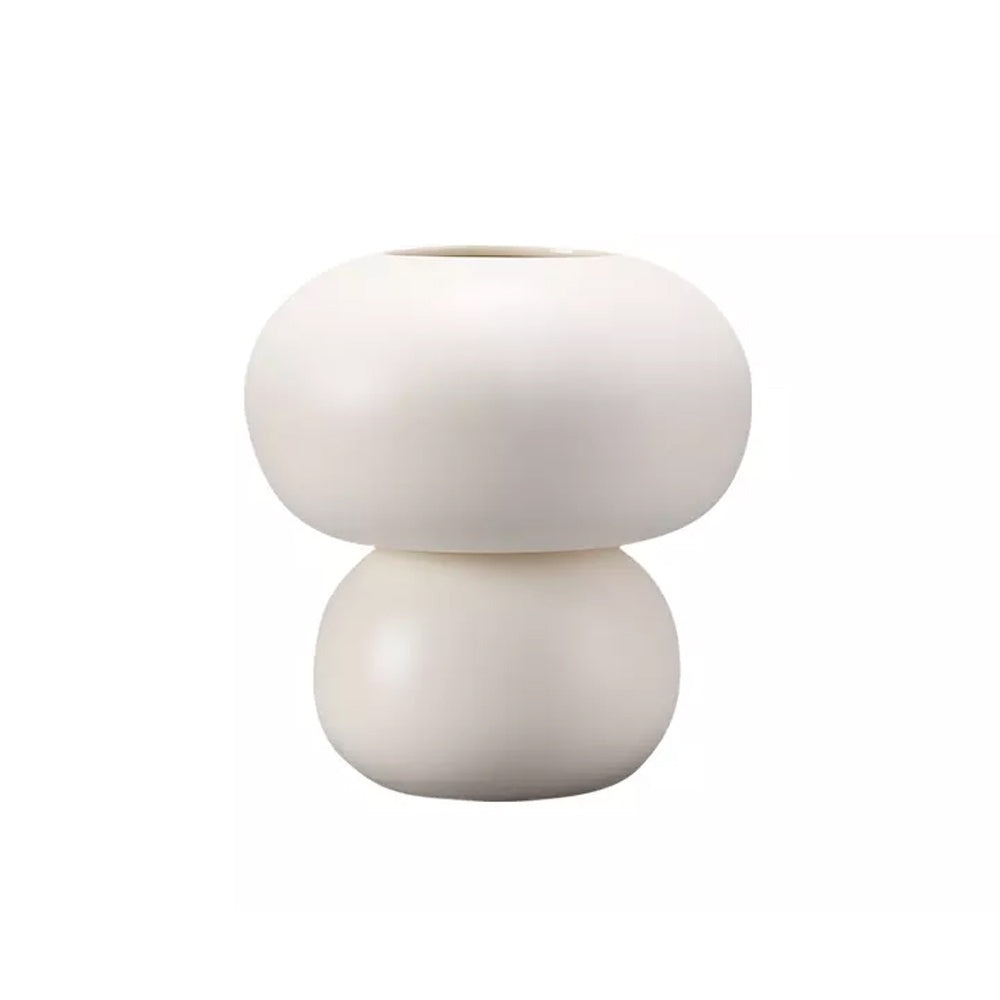 White Ceramic Vase - Medium LCY2205