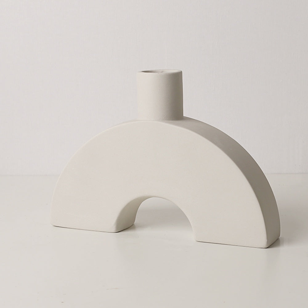 Beige Arch Ceramic Vase LT723-D