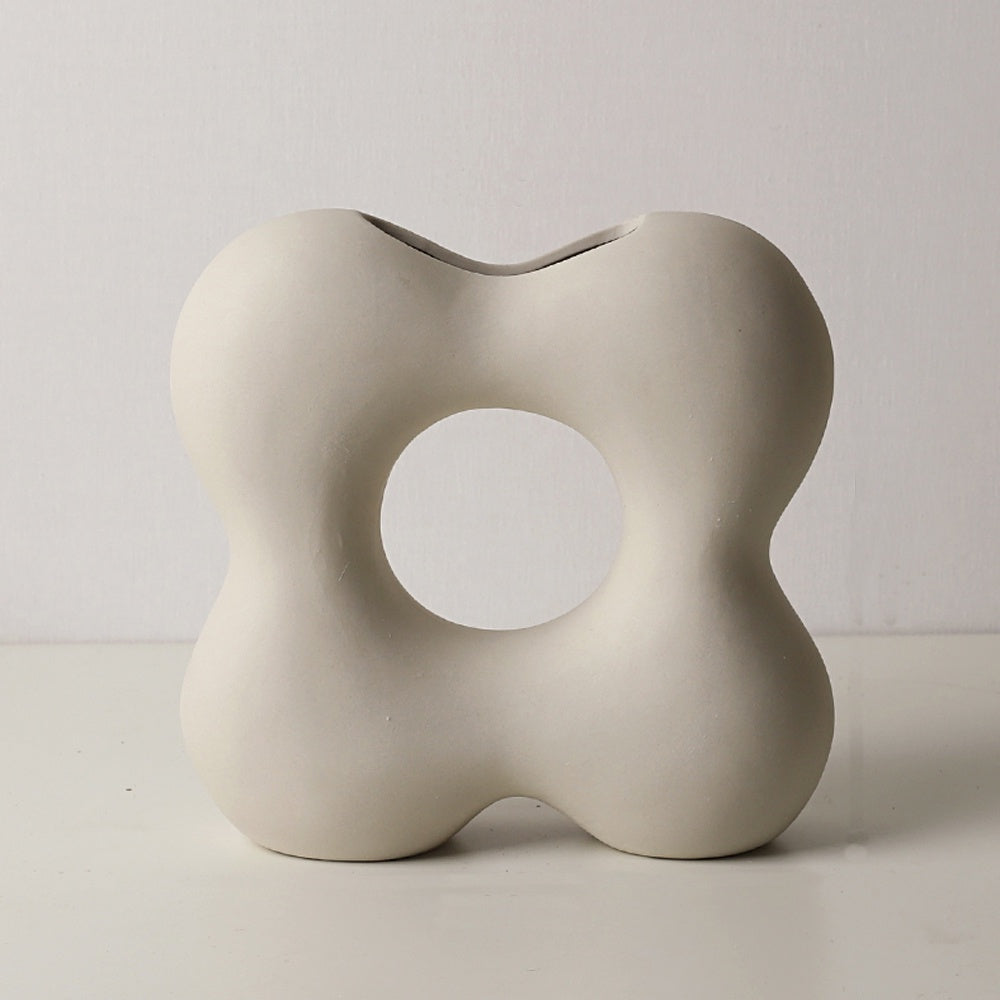 Beige Ceramic Vase LT723-E