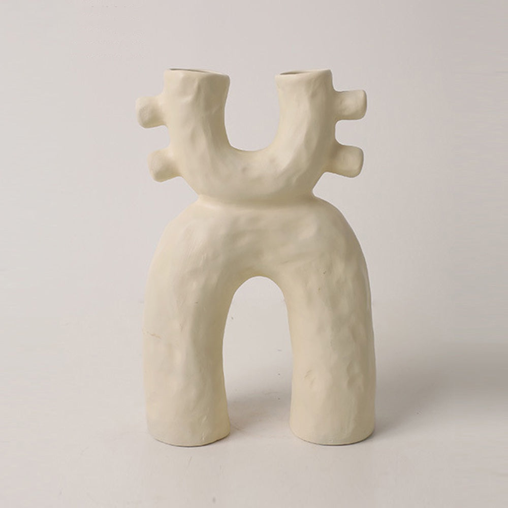 Ivory Ceramic Bud Vase LT738-B