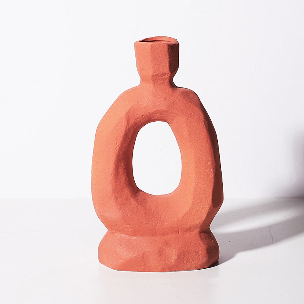 Terracotta Ceramic Vase LT761-C