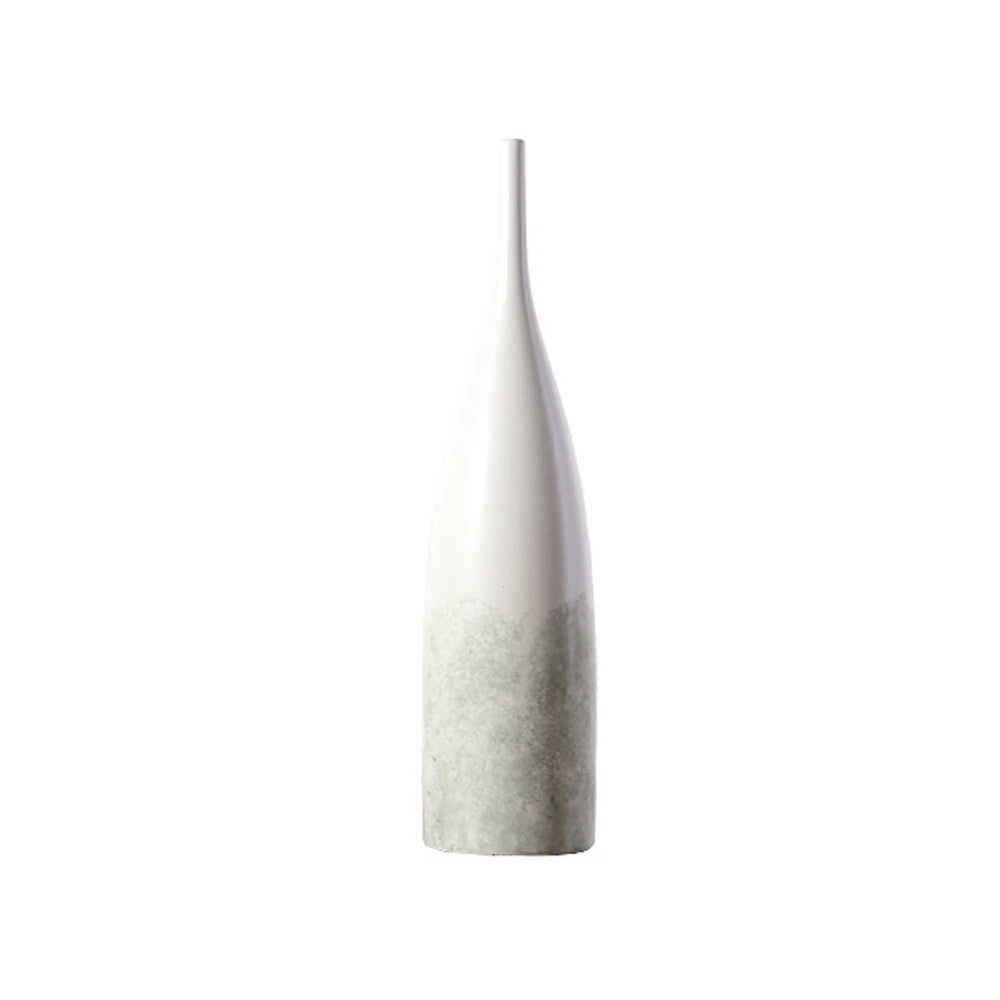 White & Sage Ceramic Vase - C LT768-C