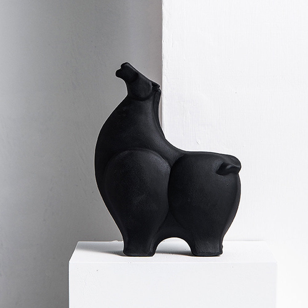 Black Ceramic Horse - B LT774-B-B