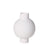 White Ribbed Ceramic  Vase  LT938-B