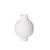 White Ribbed Ceramic  Vase  LT938-D