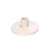 White Ceramic Speckled Candleholder LT834-A