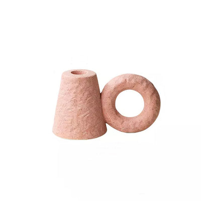 Pink Ceramic Candleholder LT839-P
