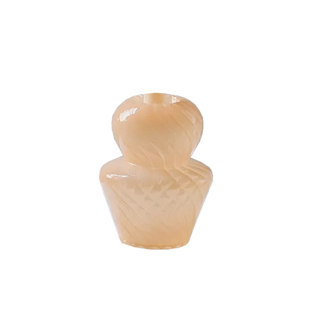 Pale Orange Glass Candleholder/Vase LT849-A