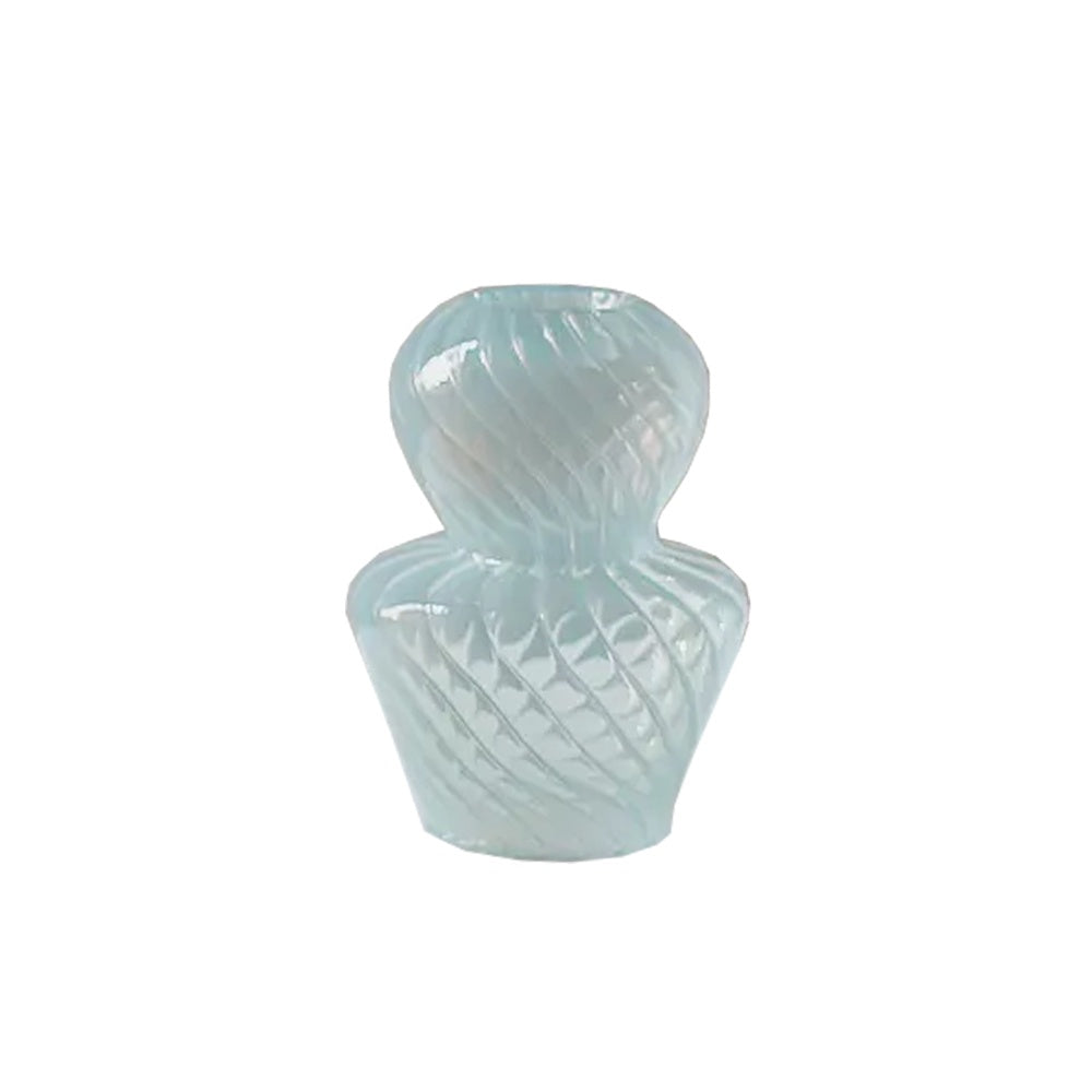 Pale Blue Glass Candleholder/Vase LT849-C