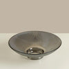 Smoke Grey Glass Fruit Bowl with Pedestal LT859-SK-A