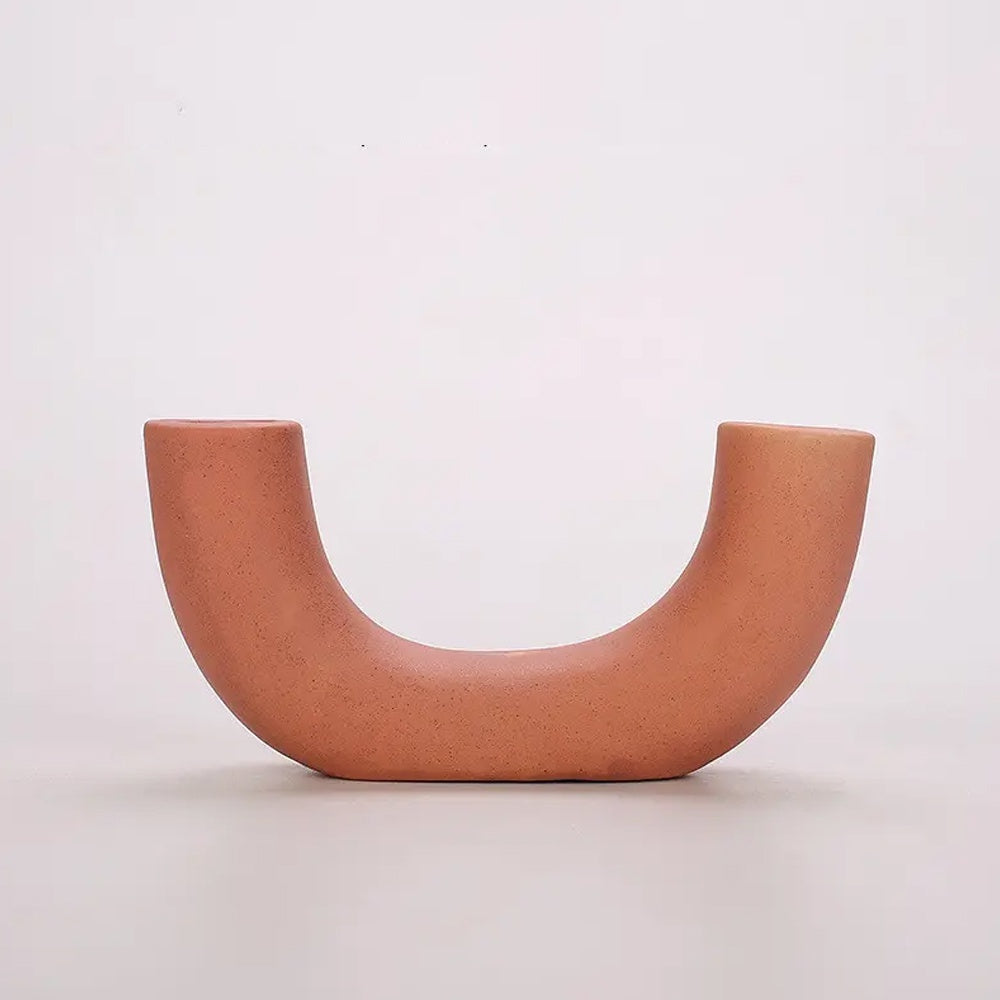 Coral Ceramic Candleholder LT885-C