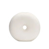 White Round Donut Ceramic Vase - Large LT904-L