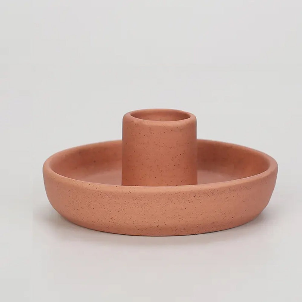 Coral Ceramic Candleholder LT912-G
