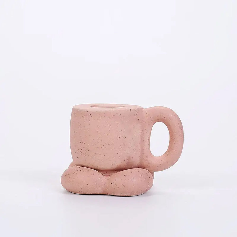 Pink Ceramic Candleholder LT913-B