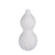 White Ribbed Ceramic  Vase  LT935-B