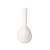 White Ribbed Ceramic  Vase  LT936-A