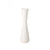 White Ribbed Ceramic  Vase  LT936-B