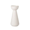 White Ribbed Ceramic  Vase  LT936-C