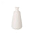 White Ribbed Ceramic  Vase  LT936-D