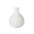 White Ribbed Ceramic  Vase  LT936-G