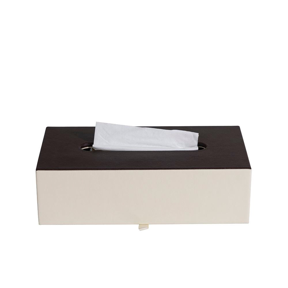 White & Brown Tissue Box ML31364647G