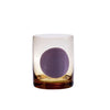 Ombre Amber Glass Vessel with Violet Detail MLBLAH101221P