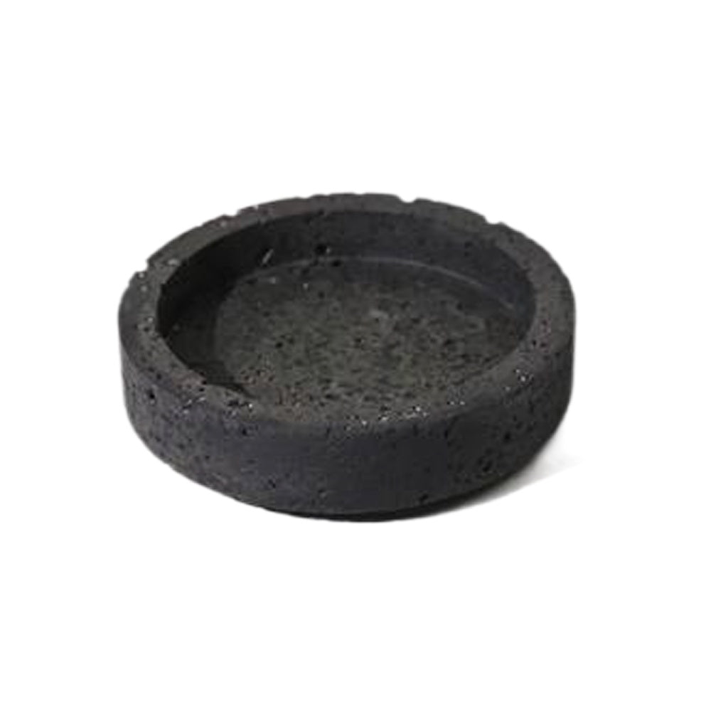 Black Stone Round Tray MLDLS101751B