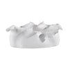 White Organic Ceramic Decorative Bowl MLJT101819W