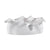 White Organic Ceramic Decorative Bowl MLJT101819W