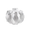 White Round Ceramic Ruffle Vase MLJT101836W1