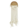 Round Bamboo Woven With Macrame Wall Decoration MRC211