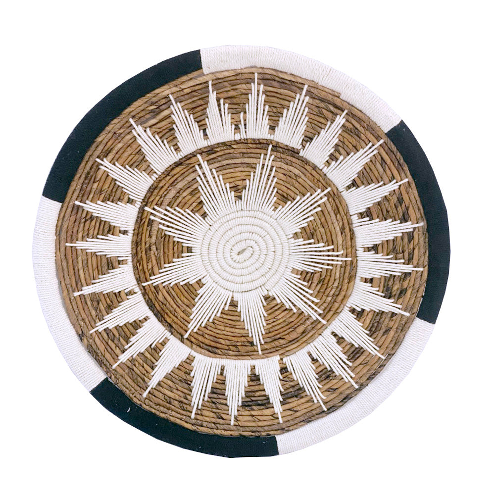 Black, White & Natural Wall Décor - Large MRC236L