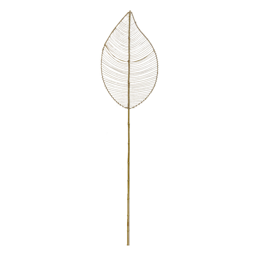 Hibiscus Leaf Shaped Rattan Décor MRC246-F