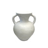 White Ceramic Floor Vase with Handles MRC293