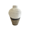 White, Black & Natural Vase MRC318