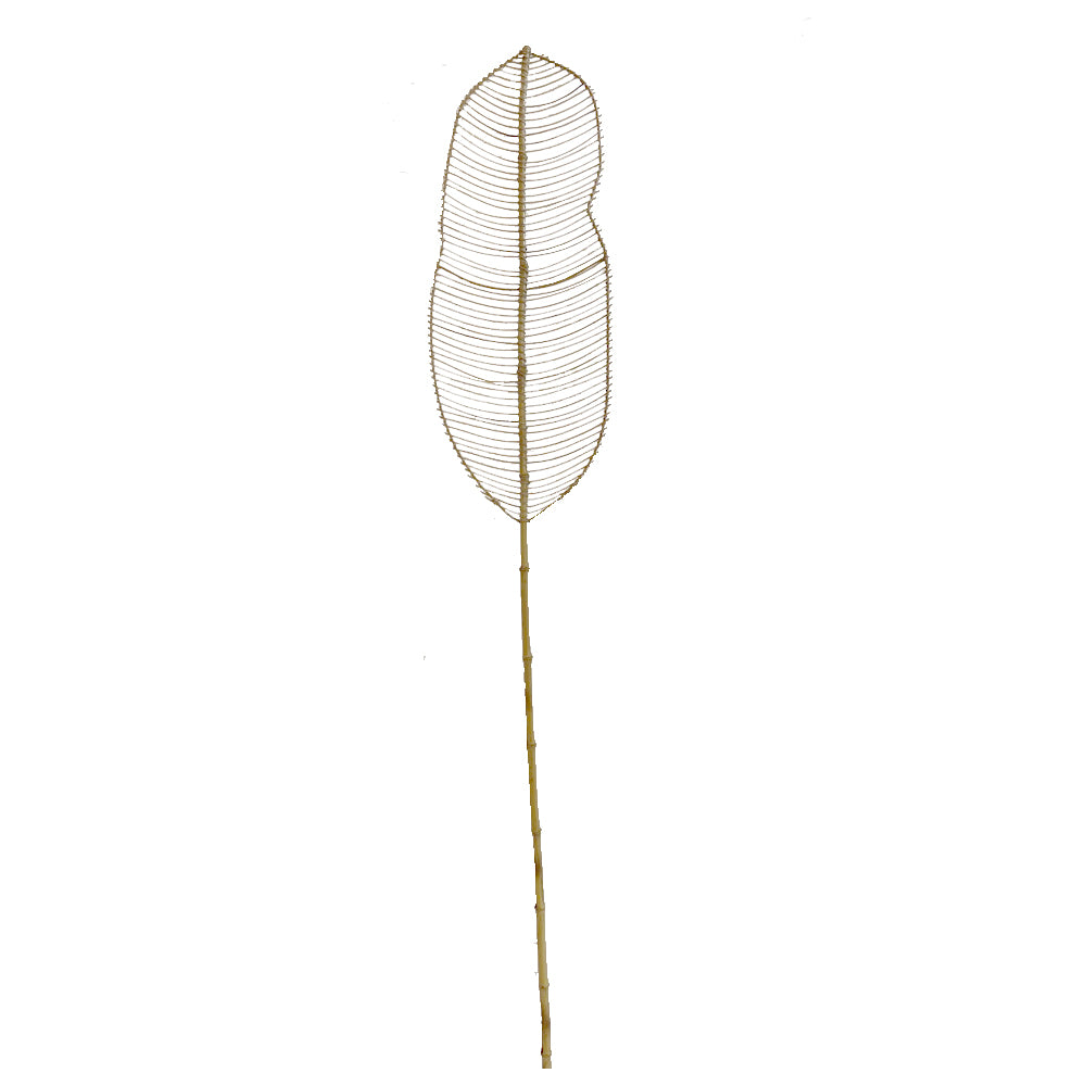 Banana Leaf Shaped Rattan Décor MRC246-E