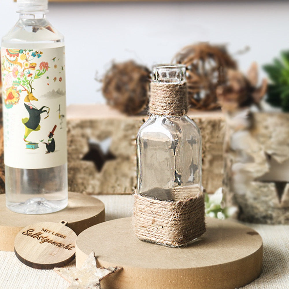 Glass Vase with Rope Detail MT-005