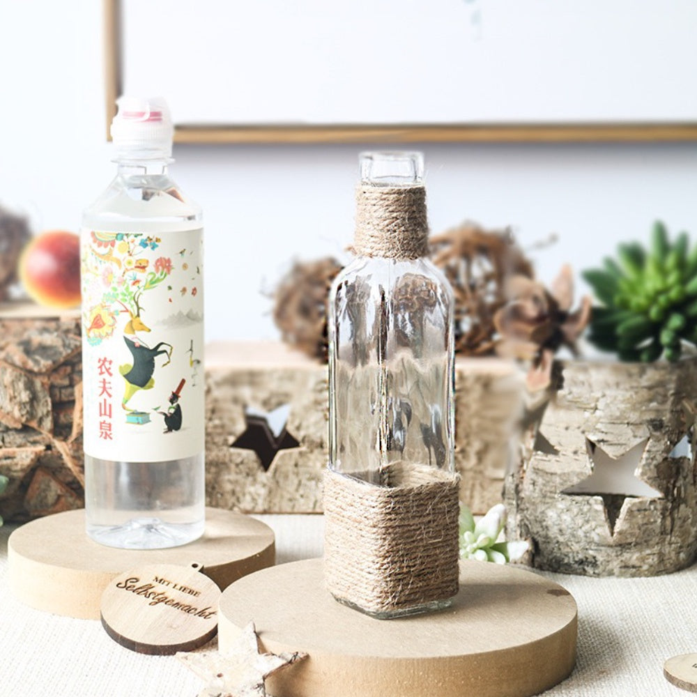 Glass Vase with Rope Detail MT-006