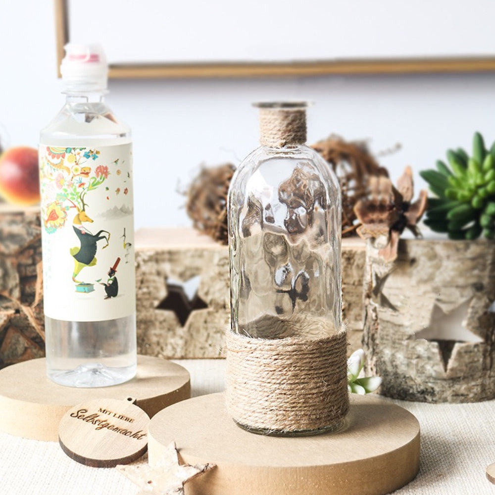 Glass Vase with Rope Detail MT-009