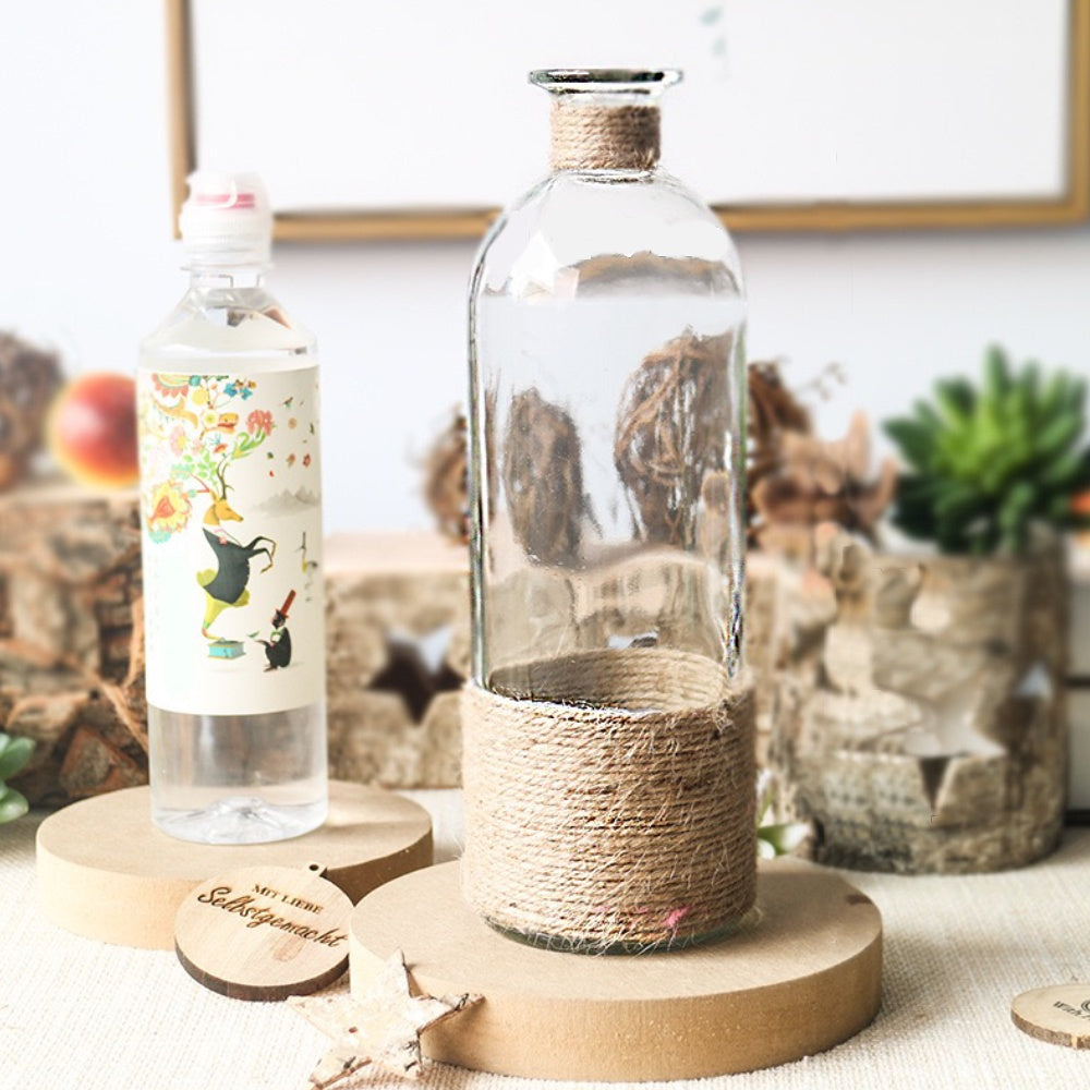 Glass Vase with Rope Detail MT-010