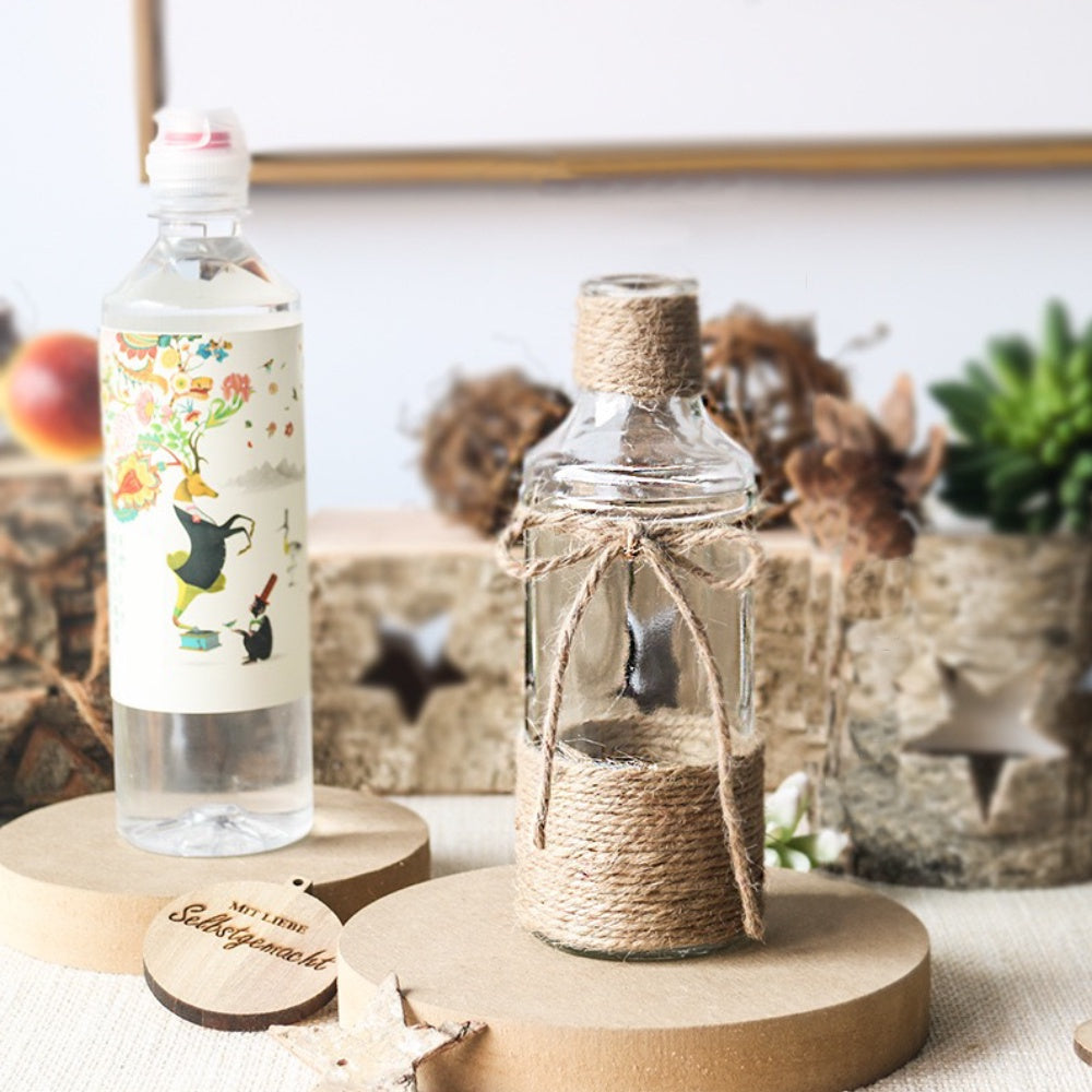 Glass Vase with Rope Detail MT-012